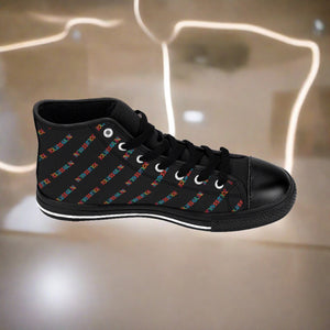 Renaissance Apparel Colored Pattern High-top Sneakers