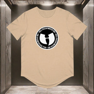 HRMI HellRazah Music Inc. Logo Men's Jersey Curved Hem Tee