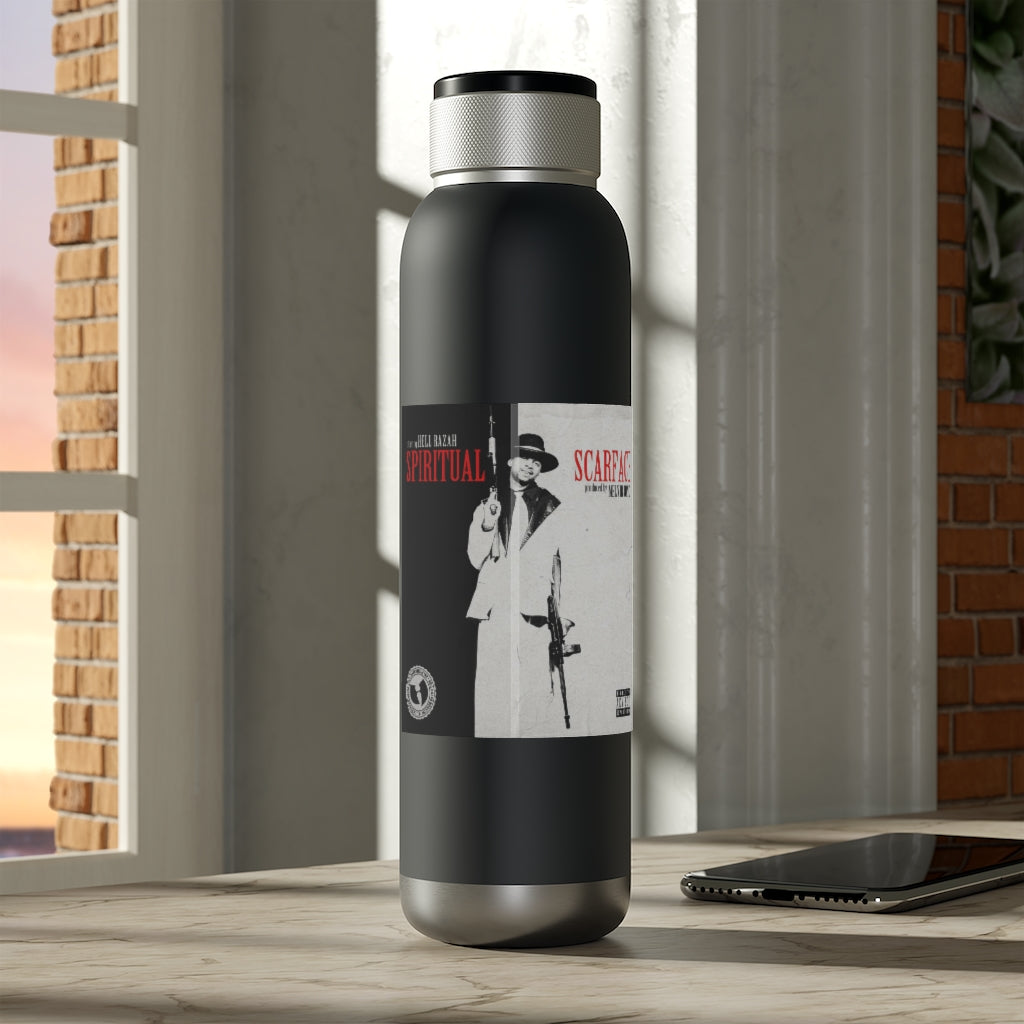Special Edition SPIRITUAL SCARFACE Collectors Soundwave Copper Vacuum Audio Bottle 22oz