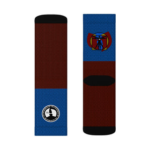 HRMI BLACK Superman 2 Logo Limited Collectors Socks Official Hell Razah Music Inc - HeavenRazah Merch graphics by iHustle365