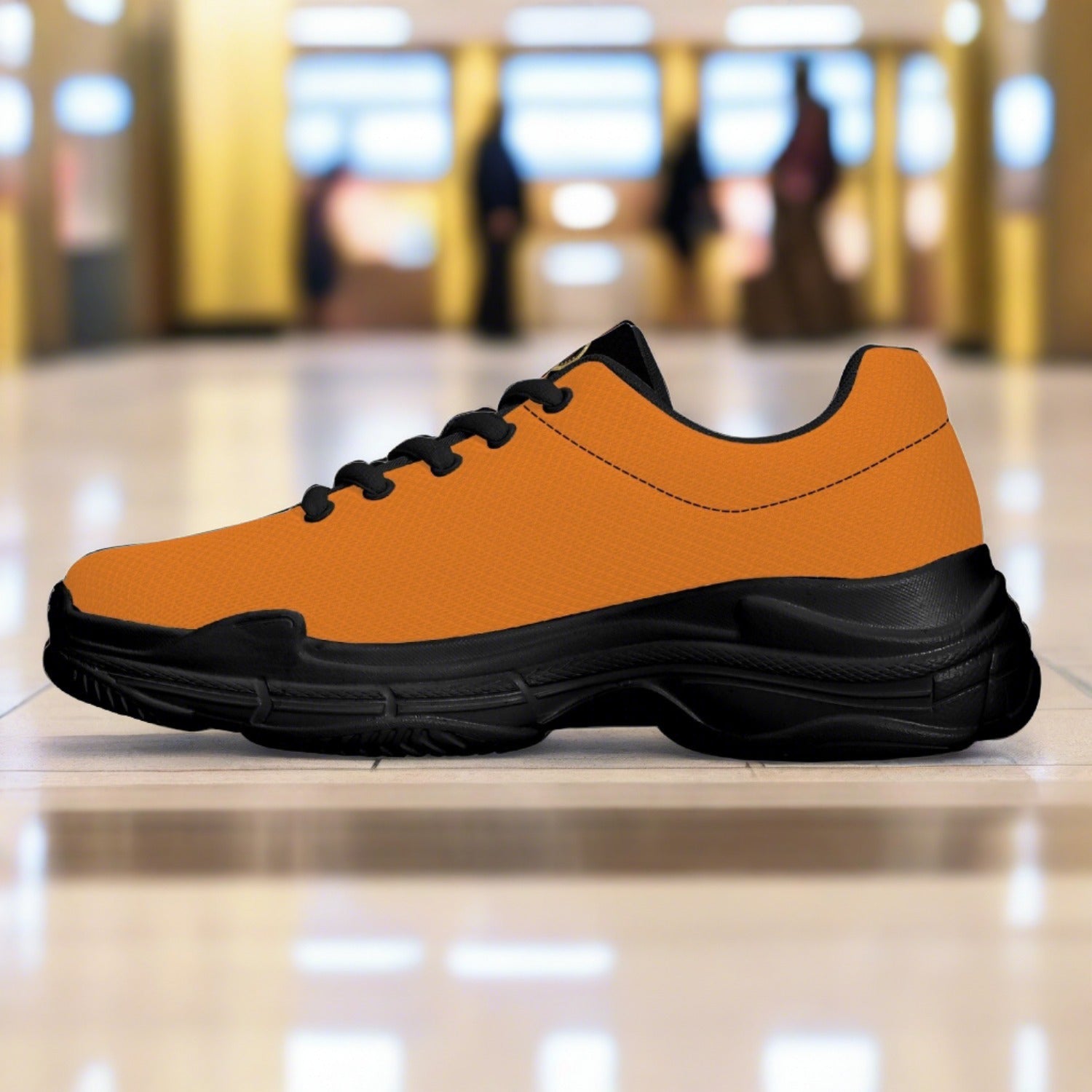 Mucasso Chunky Sneakers Orange - Black