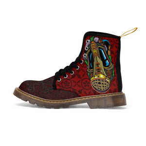 Official Hell Razah Music Inc Logo Dont Get Gassed Up Designer Kicks Graphics by iHustle365_ Men's Martin Boots Heaven Razah