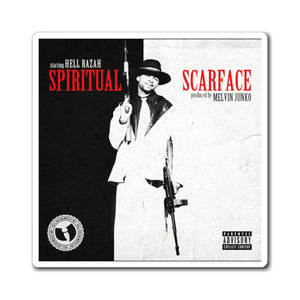 Spiritual Scarface Cover Art - Official HellRazah Music Inc. Collectible Album Magnet