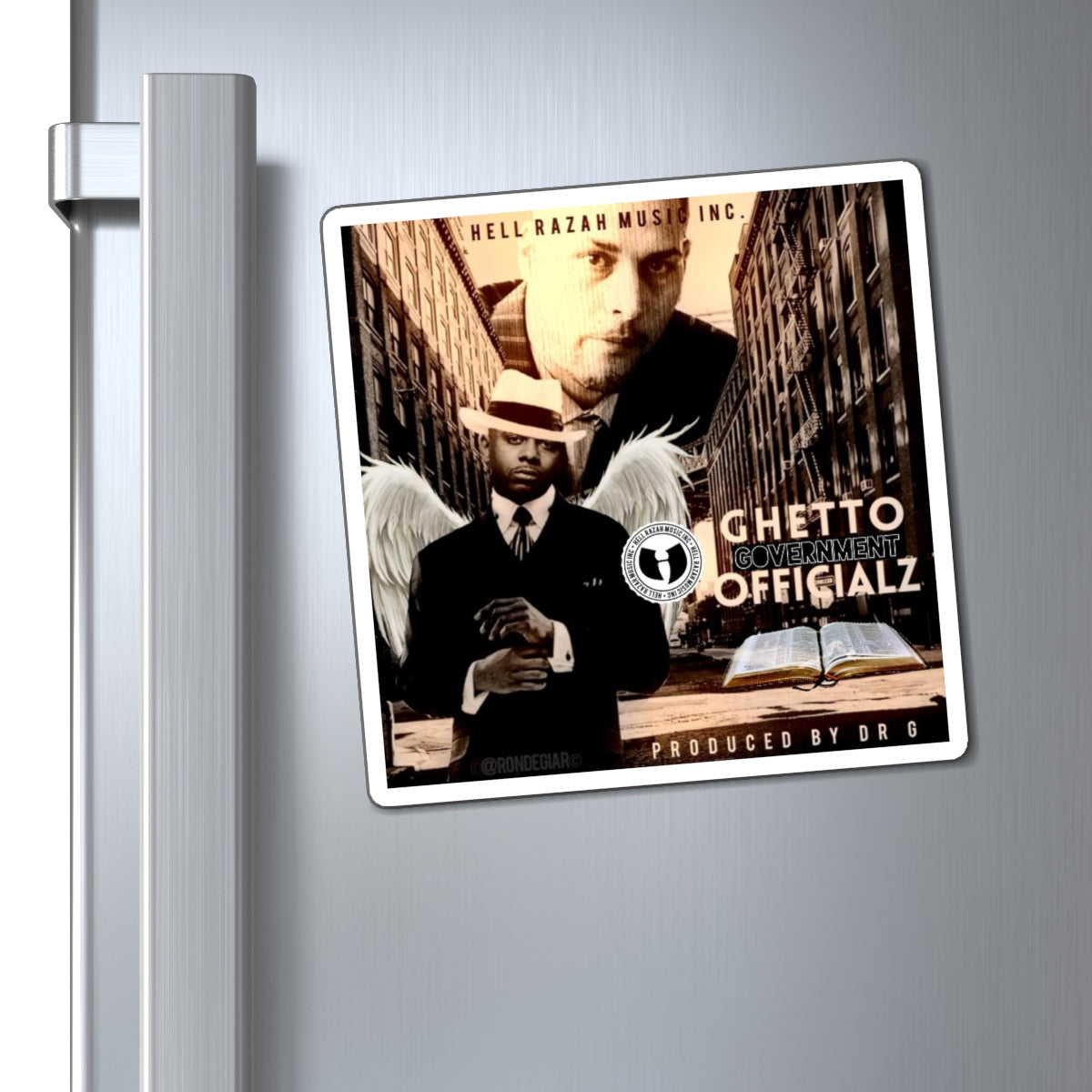 HellRazah Music Inc. - Ghetto Gov't Officialz Collectible Magnet
