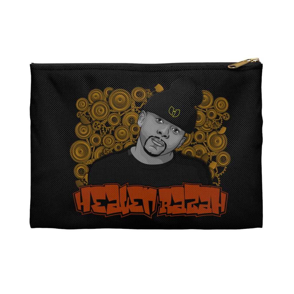 Official Heaven Razah Speaker Caricature Designer Accessory Pouch - Pencil Bag Hell Razah Music Inc. Merch Graphis by Sly Ski Original