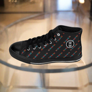 Renaissance Apparel Colored Pattern High-top Sneakers