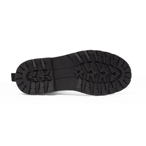 Official Hell Razah Praying Hands Emblem Designer Men's Martin Boots Art by iHustle365_