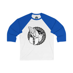 Renaissance Apparel Blessed Unisex 3/4 Sleeve Baseball Tee HeavenRazah - Graphics by iHustle365