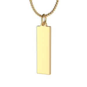 Ghetto Gov't Officialz Logo 18k Gold Plated & Sterling Silver Single Loop Necklace Heaven Razah - Hell Razah