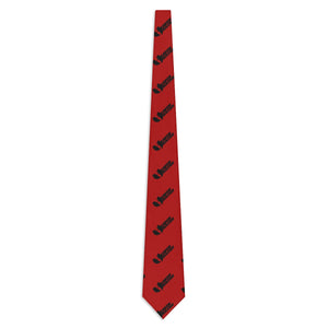 HeavenRazah Patterned Logo Designer Necktie