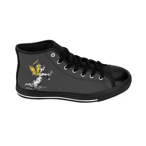 Official HellRazah Music Inc. Seraphim Cherub Men's High-top Sneakers HeavenRazah Merch Graphics by SmuveMassBeatz