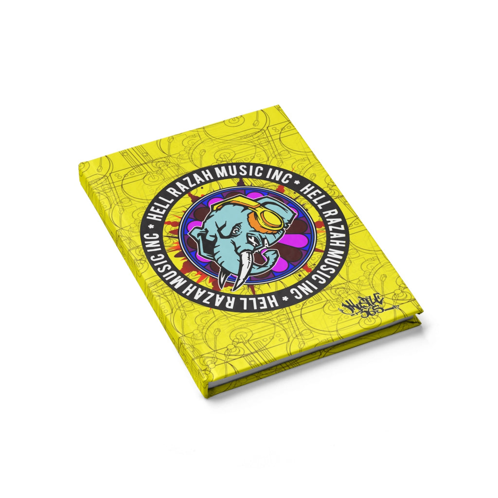Official HellRazah Music Inc Elephant War Journal - Blank HeavenRazah Merch Graphics by iHustle365