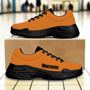 Mucasso Chunky Sneakers Orange - Black