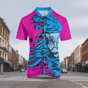 Pink Hydra Women's Raglan Cycling Jersey