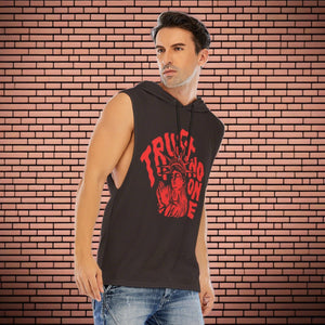 Trust No One Sleeveless Vest Pullover Hoodie