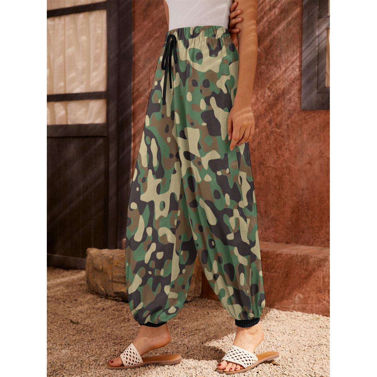 Woodland Camo Women's Carrot Pants