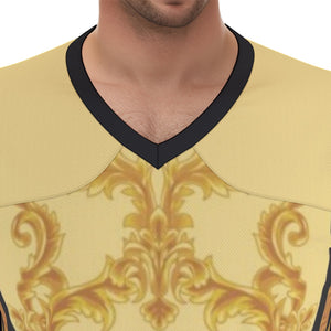 Gold Leaf HRMI Music Football  Jersey