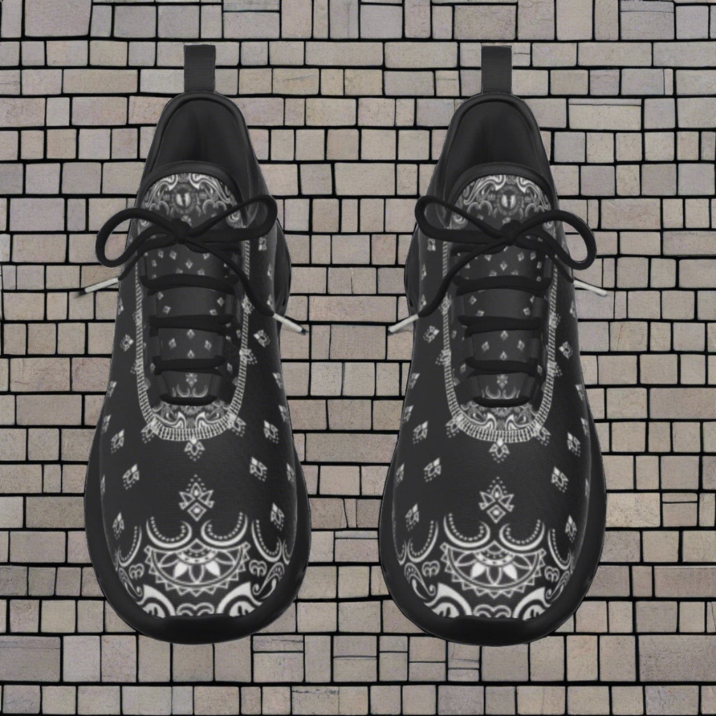 Black Bandana Men's Light Sports Shoes