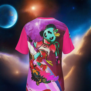 Alien Go Fast V-Neck T-Shirt