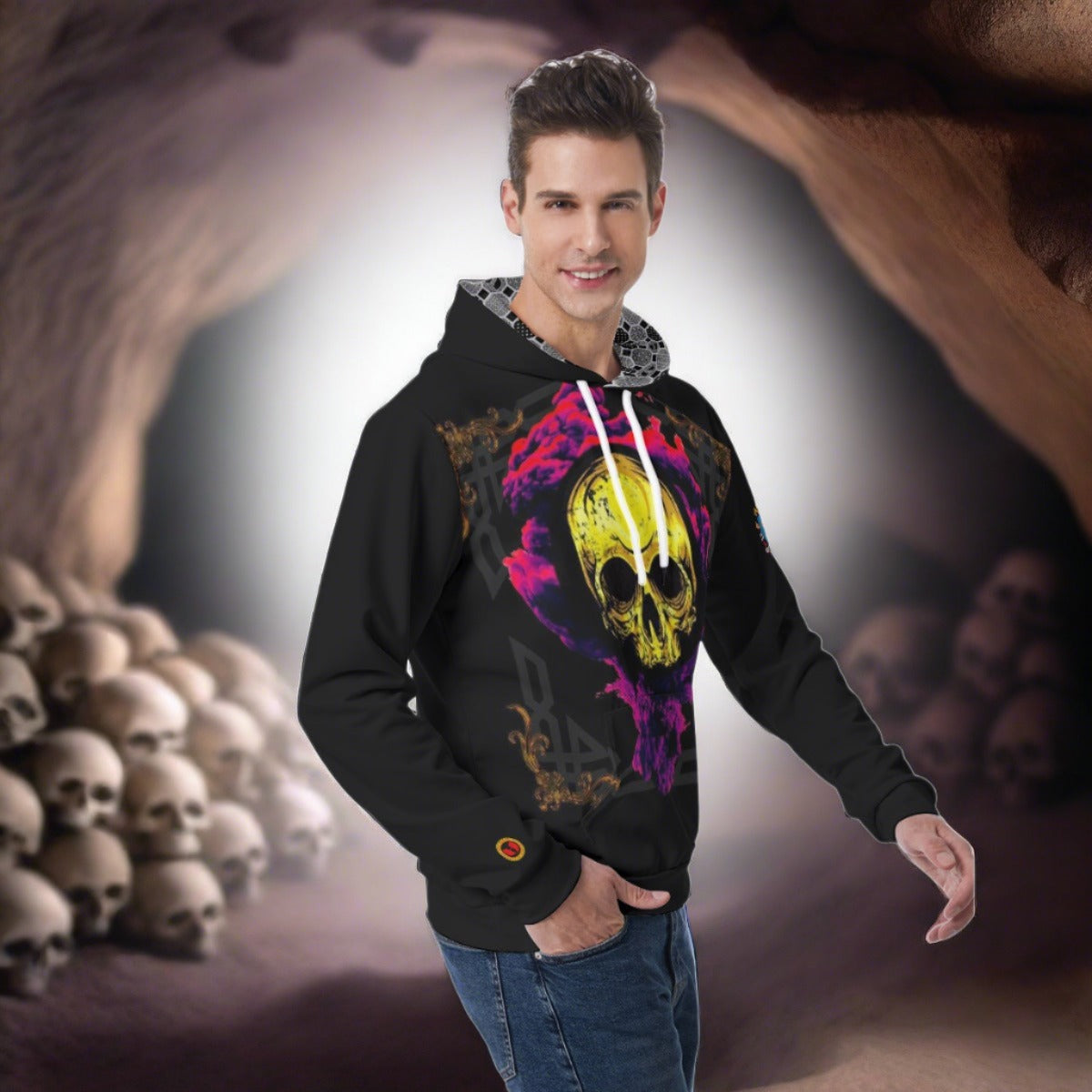 HRMI Skull Men's Hoodie