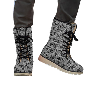 Renaissance Charcoal Men's Plush Boots