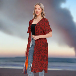 Renaissance Women's Short Sleeve Cardigan