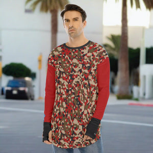 Ruby Camo Men's Long Sleeve Tee