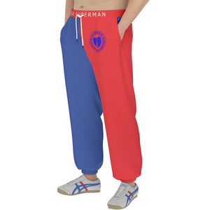 Black Superman Men's Thick Sweatpants