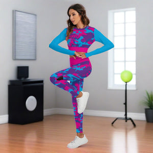 Pink Grape Camo Women's Sport Set