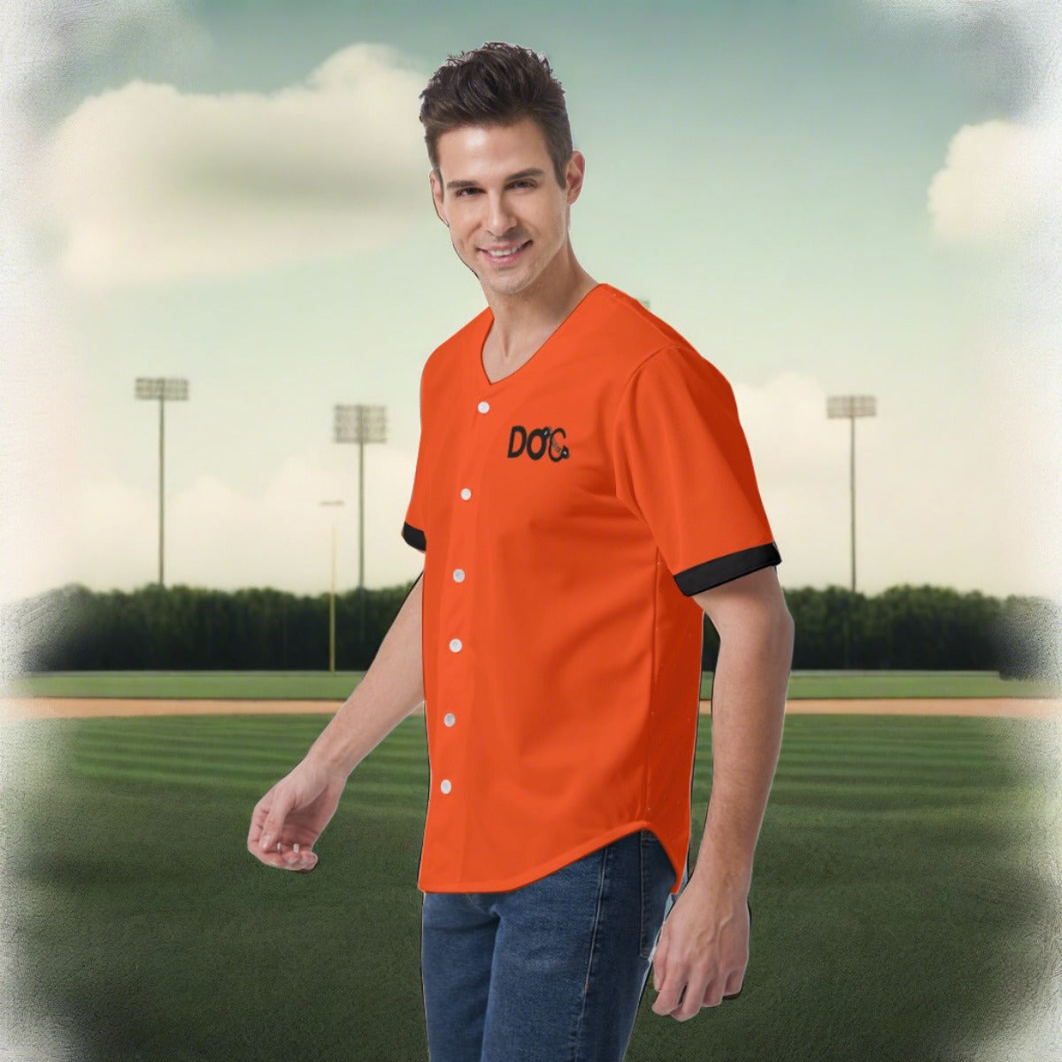 Never Give Up Short Sleeve Baseball Jersey