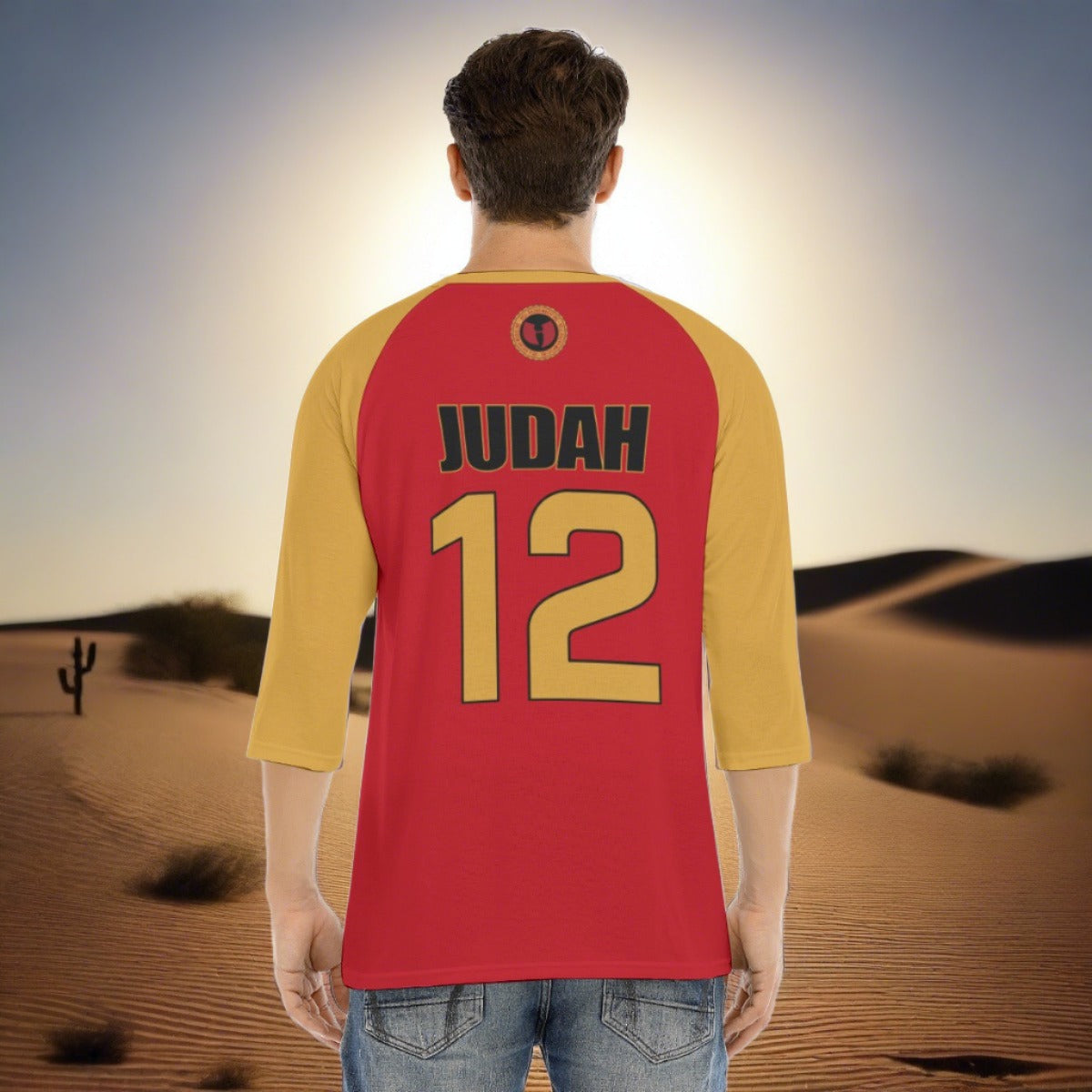 12 Tribes of Judah O-neck Raglan Sleeve T-shirt