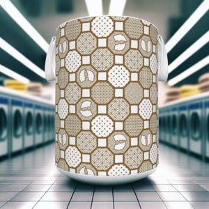 Renaissance Cream Foldable Laundry Basket
