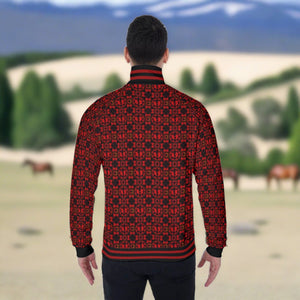 Renaissance Ruby Stand Collar Jacket