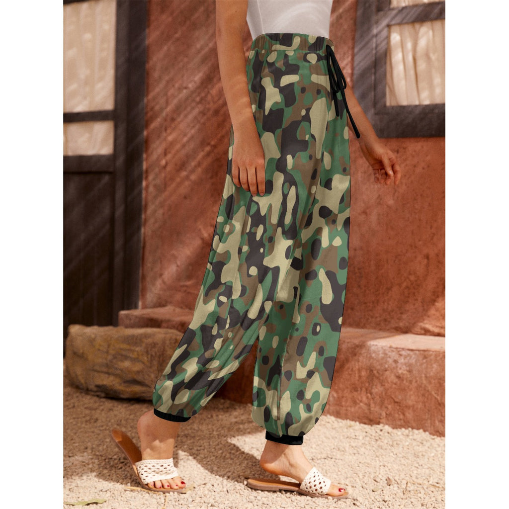 Woodland Camo Women's Carrot Pants