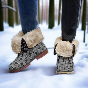 Renaissance Charcoal Men's Plush Boots