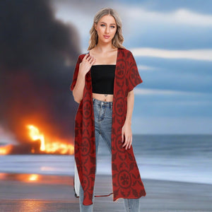 Renaissance Women's Short Sleeve Cardigan