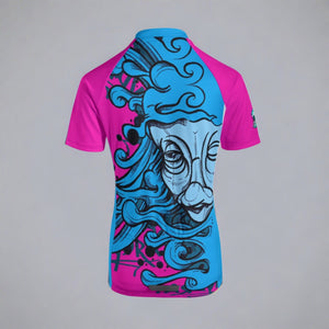 Pink Hydra Women's Raglan Cycling Jersey