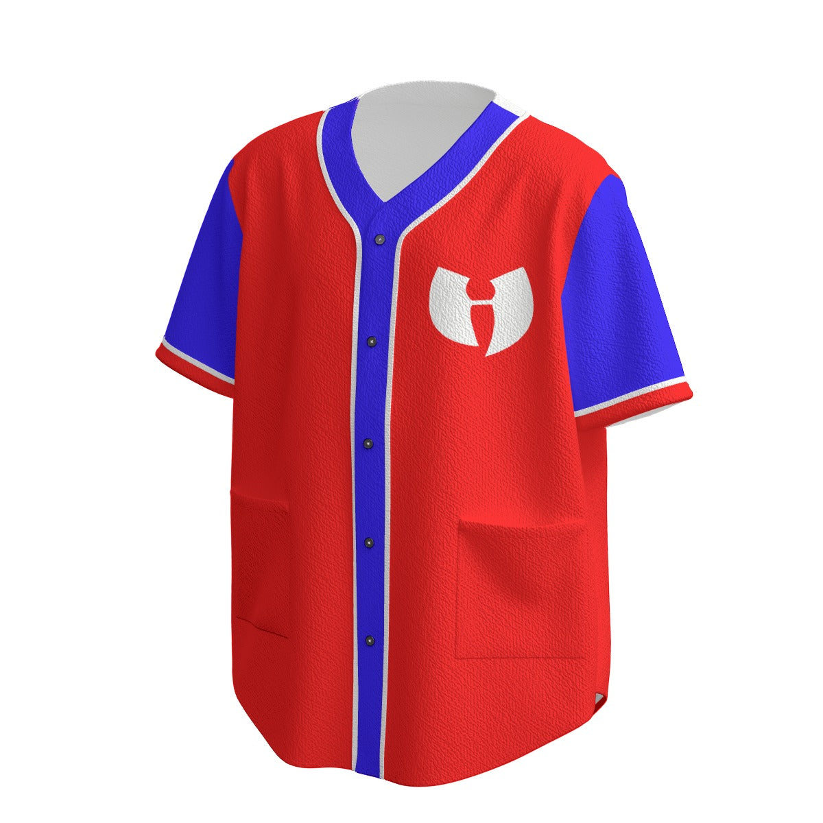 HRMI Black Superman Men's Textured Baseball Jersey