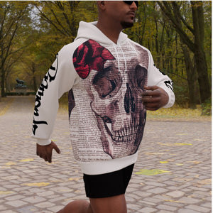 Diamondz Skull Scripture D.O.C.  Heavy Fleece Raglan Hoodie