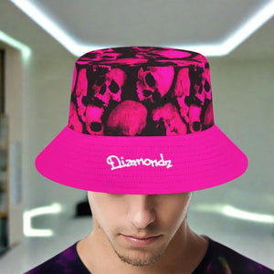 D.O.C. Pink Skulls Bucket Hat