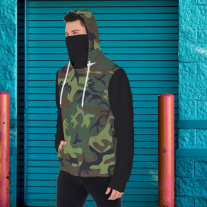 Renaissance Camo Men's Pullover Hoodie With Mask