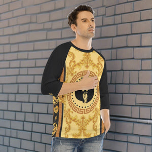 Gold Leaf HRMI Music O-neck Raglan Sleeve T-shirt