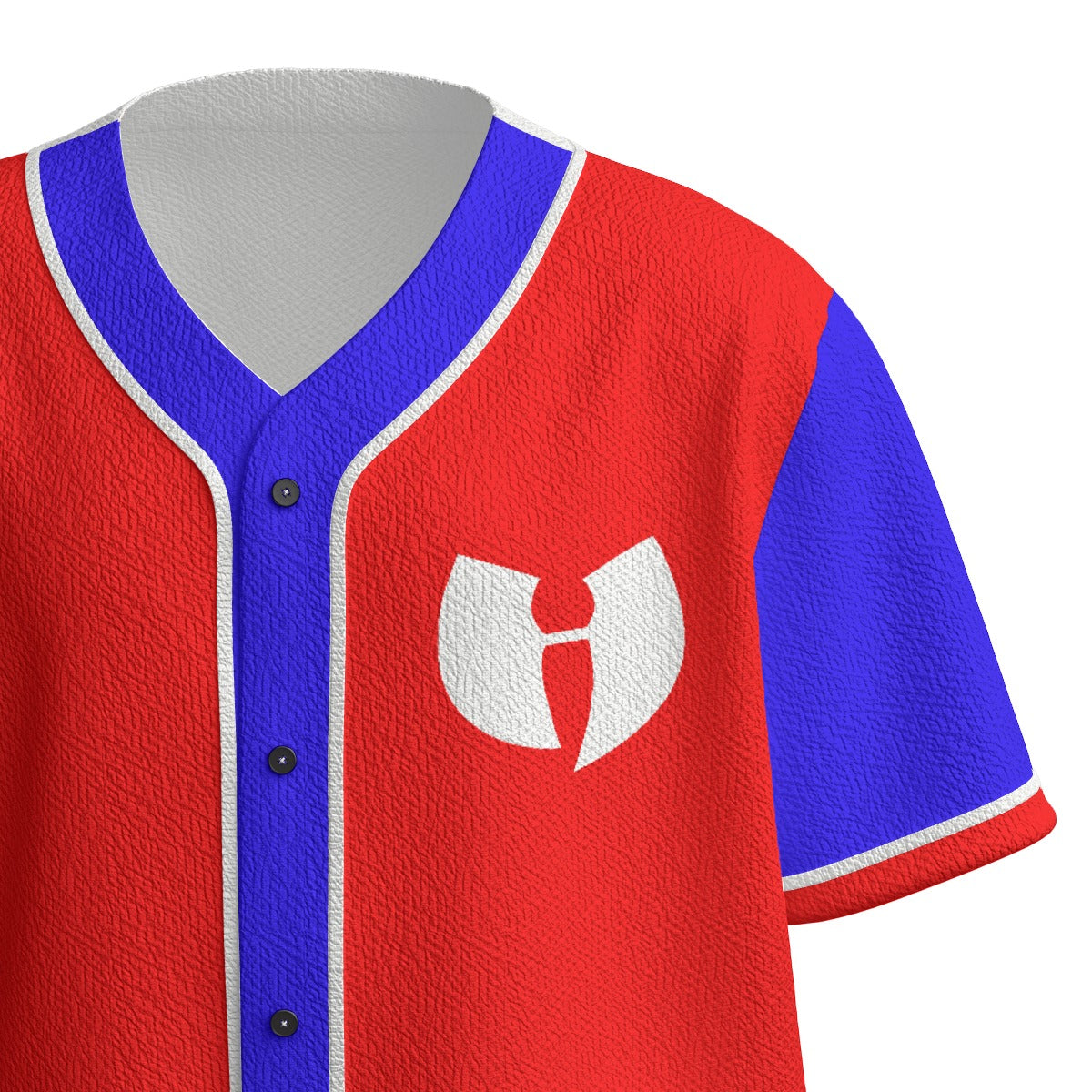 HRMI Black Superman Men's Textured Baseball Jersey