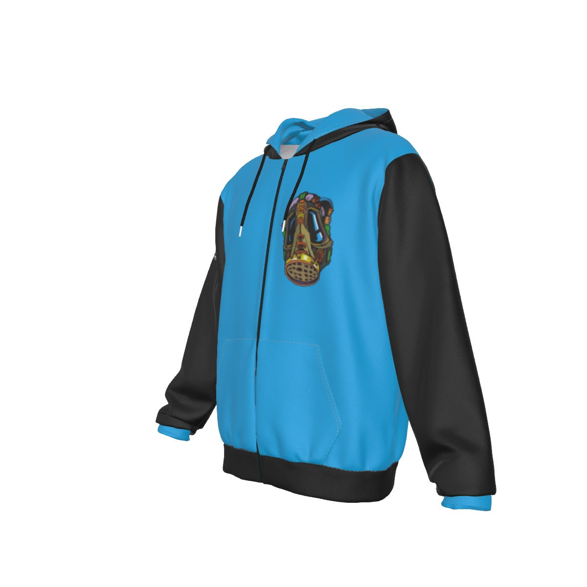 Gassed Up Thick Zipper Hoodie With detachable hoods