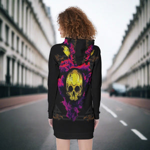 Renaissance Skull Women's Long Hoodie