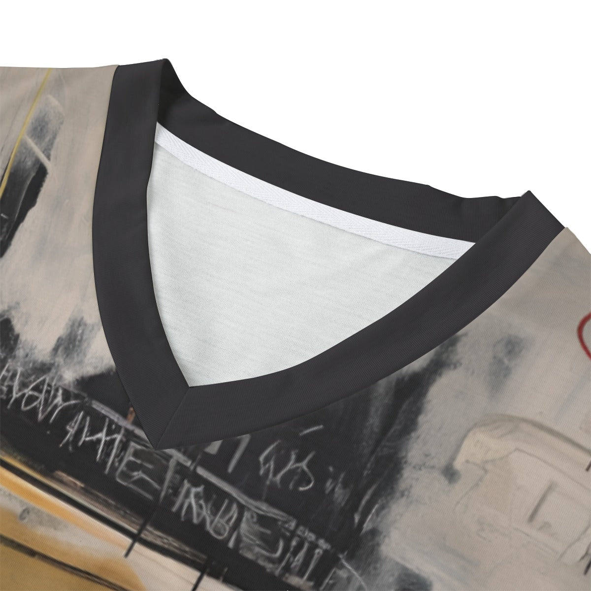 Diamondz Signature Cafe Graffiti V-neck T-Shirt