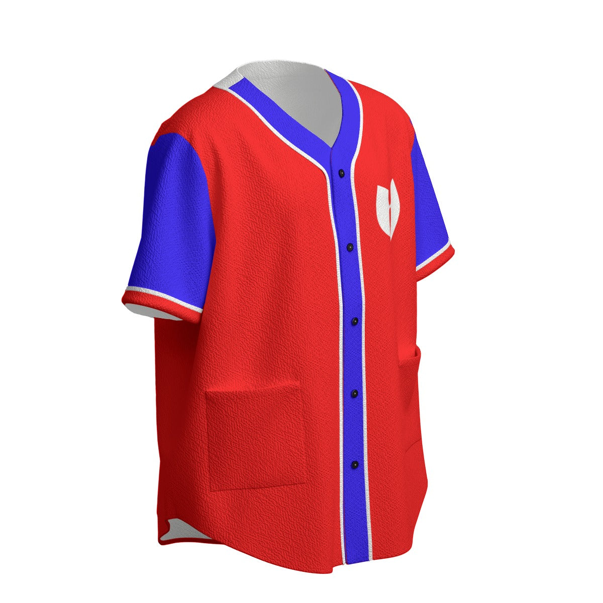 HRMI Black Superman Men's Textured Baseball Jersey