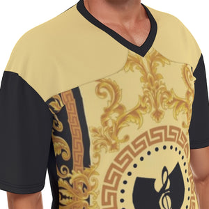 Gold Leaf HRMI Music Football  Jersey