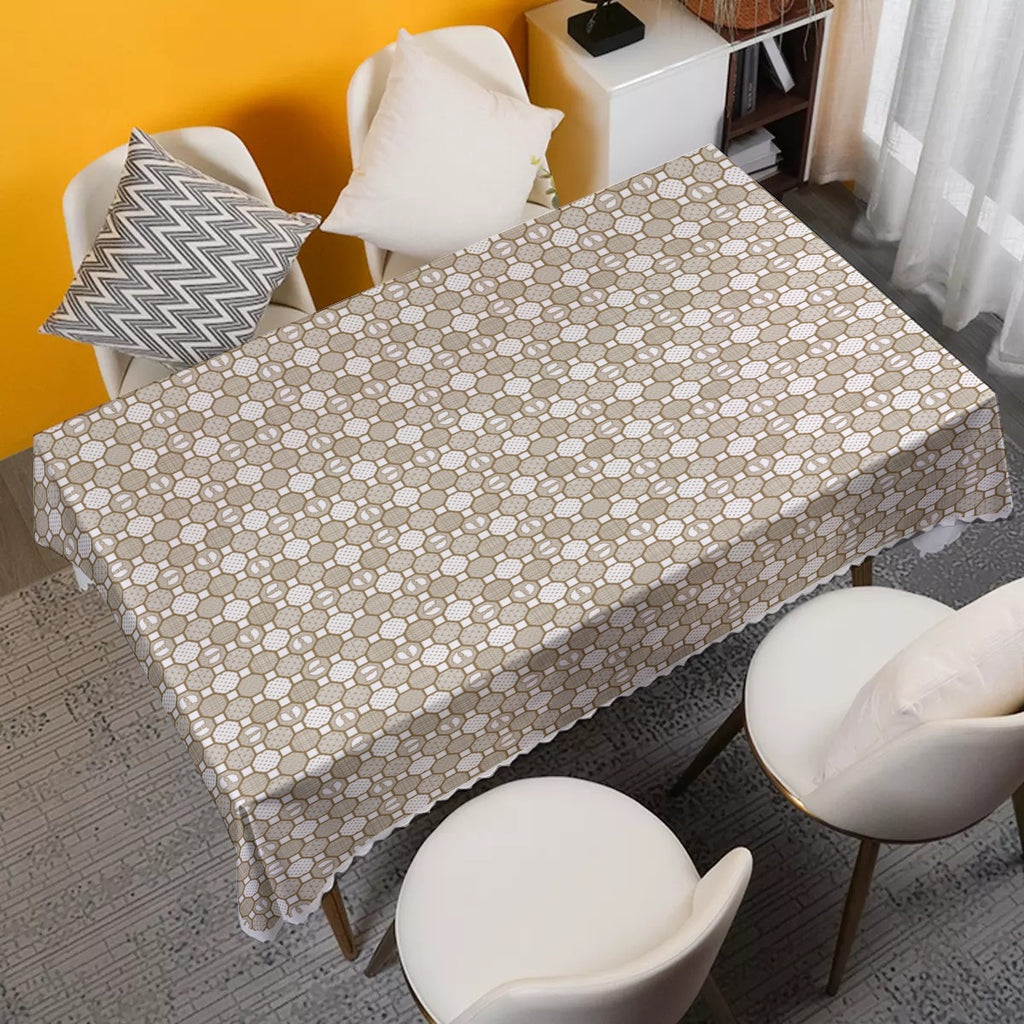 Renaissance Cream Waterproof tablecloth | Square 180(gsm)