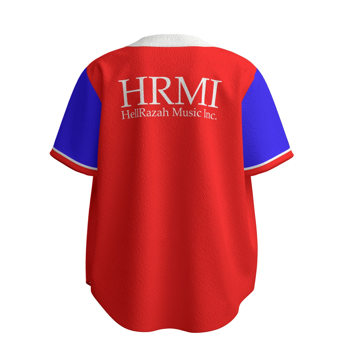 HRMI Black Superman Men's Textured Baseball Jersey